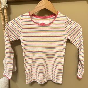 Boden‎ Colorful Striped Long Sleeve Tee